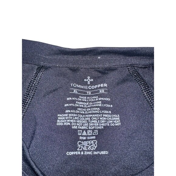Tommie Copper Shoulder Support Centric Shirt Women XL Black 0982WR - Picture 3 of 5